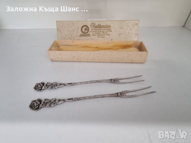 Антикварни сребърни вилици , снимка 4 - Антикварни и старинни предмети - 41968196
