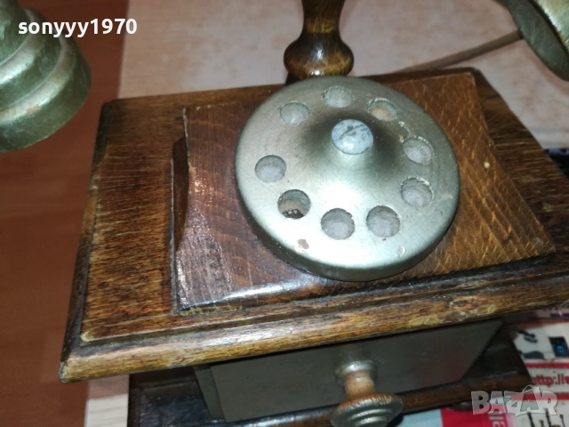 ДЪРВЕН ТЕЛЕФОН ОТ ФРАНЦИЯ 0610251851, снимка 6 - Антикварни и старинни предмети - 51965676
