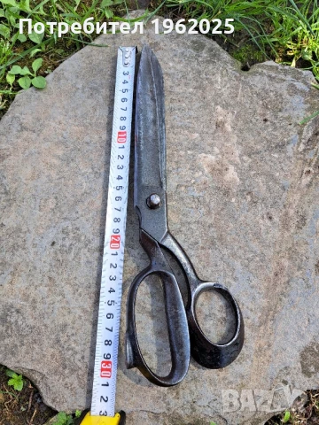 Стара ножица Mann & federlein Solingen, снимка 5 - Антикварни и старинни предмети - 50525367