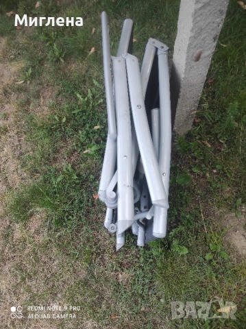 Сгъваем алуминиев стол шезлонг, снимка 7 - Къмпинг мебели - 51170402