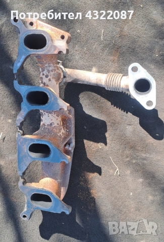 Изпускален колектор / тръба EGR  Рено Гранд Сценик / Renault Grand Scenic II 1.9 dci 130к.с., снимка 2 - Части - 51668740