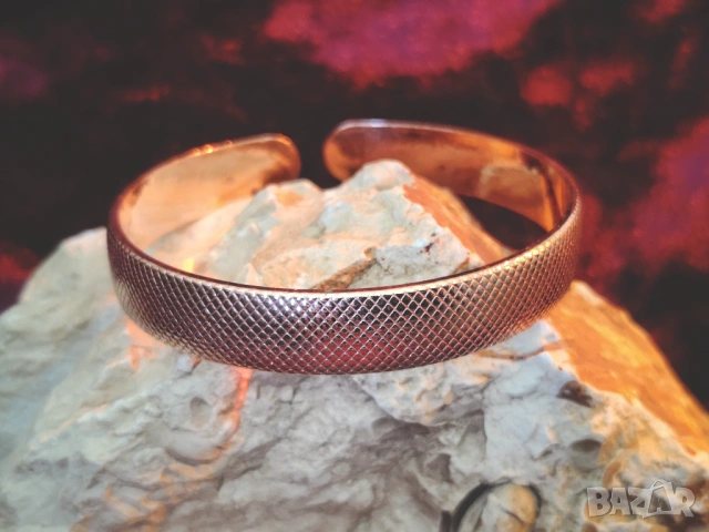 Медна терапевтична гривна 24, снимка 2 - Гривни - 53686464