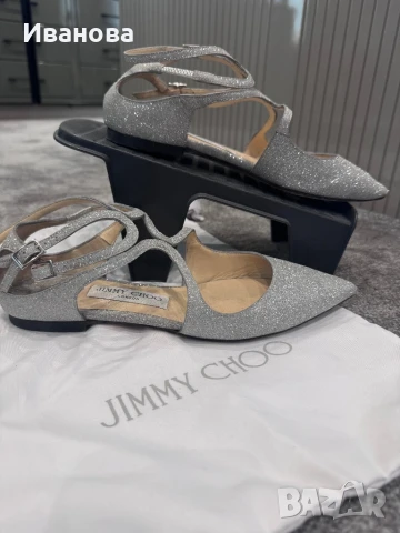 Луксозни Дамски обувки JIMMY CHOO , снимка 7 - Пантофи - 50920628