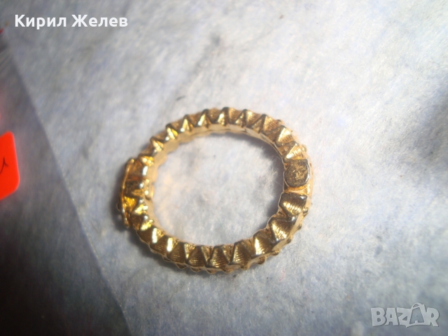 СТАРИННО ВИНТИДЖ ПОЗЛАТЕНО ОРИГИНАЛНО АРТ - ДЕКО БИЖУ 26444, снимка 9 - Антикварни и старинни предмети - 36095145