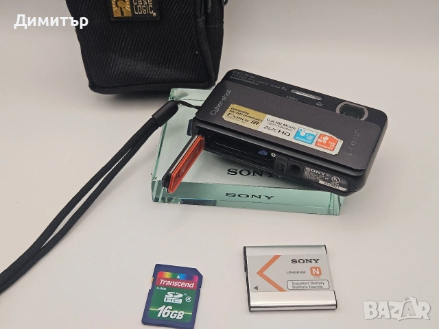 Дигитален фотоапарат Sony Dsc-TX20 Xmor 16.2mp камера Digital photo camera 16gb sd battery, снимка 8 - Фотоапарати - 53763560