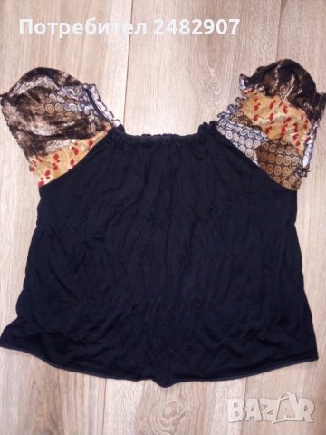 Къса дамска блуза, снимка 4 - Тениски - 41373539
