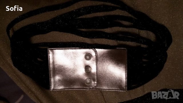 Комплект ARTISTIC рокля с колан и клин финно маш.плетиво, снимка 4 - Рокли - 39091115