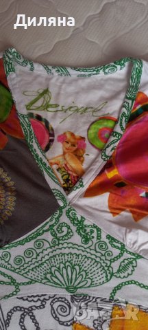 Блузи с къс ръкав Desigual ХЛ, снимка 2 - Тениски - 39006593