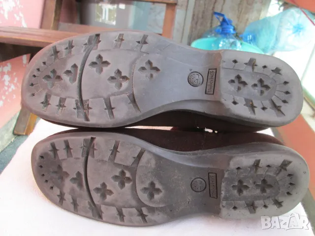 TIMBERLAND дамски боти от естествена кожа велур размер 7W (EU-38)., снимка 6 - Дамски боти - 50410896