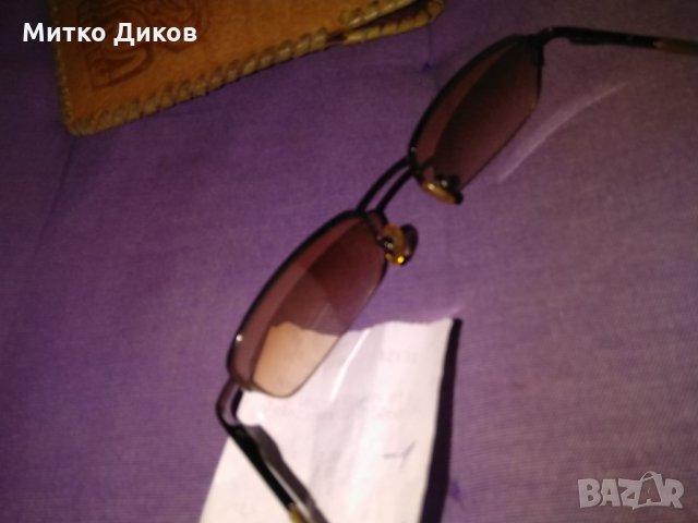 Очила слънчеви с диоптер минус -1 с калъвче естествена кожа, снимка 5 - Слънчеви и диоптрични очила - 33932214