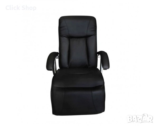 Масажен стол, черен, изкуствена кожа, снимка 3 - Столове - 40703460