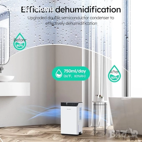 Двоен полупроводников влагоабсорбатор Kitette, снимка 3 - Влагоабсорбатори и влагоуловители - 52264762