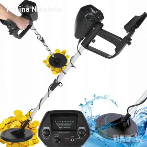 Водоустойчив металотърсач за злато, сребро, монети и съкровища K-1374, снимка 5 - Друга електроника - 53646615