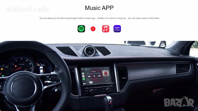 Porsche PCM3.1 System Безжичен Apple Carplay Android Auto MMI BOX, снимка 10 - Навигация за кола - 41922810