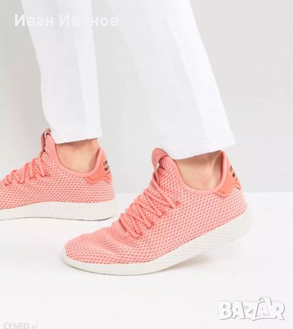 оригинални маратонки  adidas Tennis HU Pharrell Tactile Rose номер 41 ,5-42, снимка 8 - Маратонки - 39900505