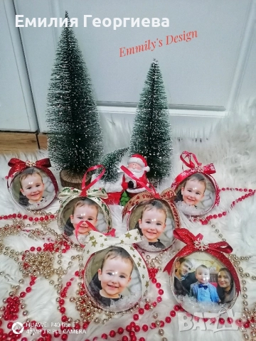 Коледни топки със снимки на най- ниски цени , снимка 12 - Други - 52591514