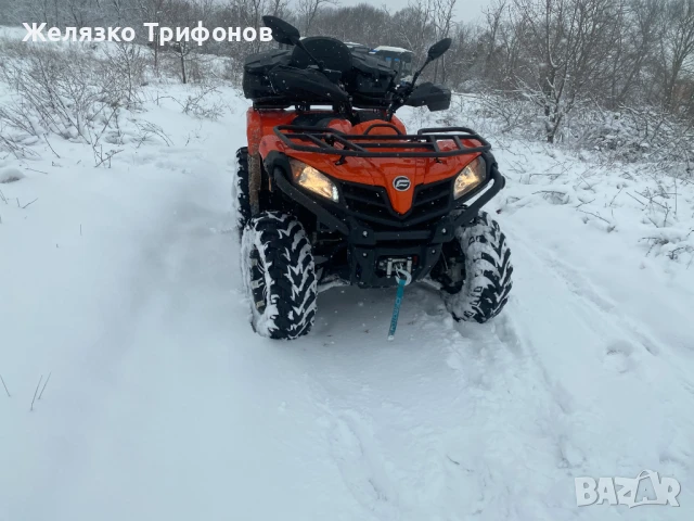 „CFMOTO 450L + куфар, лебедка, подгряване, регистрация, ГО — 12 000 лв, снимка 4 - Мотоциклети и мототехника - 51135448