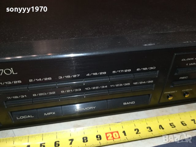 PIONEER F-Z570L STEREO TUNER-MADE IN JAPAN LNV1107231356, снимка 4 - Ресийвъри, усилватели, смесителни пултове - 41517606
