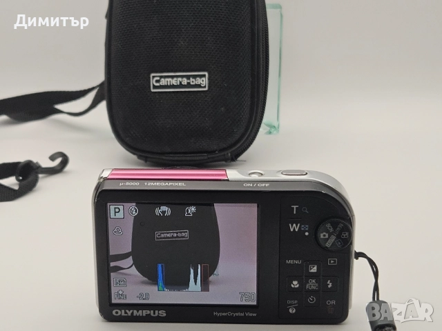 Olympus U5000 digital camera 12mp дигитална камера фотоапарат 5х zoom, снимка 6 - Фотоапарати - 51935114