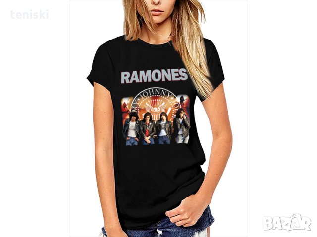  Дамска тениска Ramones 3 модела всички размери , снимка 3 - Тениски - 28864638