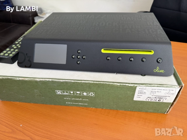 media player Olive HD3/CD RIPPER 500gb-1600cd , снимка 10 - Аудиосистеми - 51873740