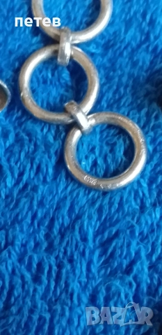 Сребърна гривна . Сребърна висулка. Сребърен пръстен., снимка 5 - Антикварни и старинни предмети - 52789683