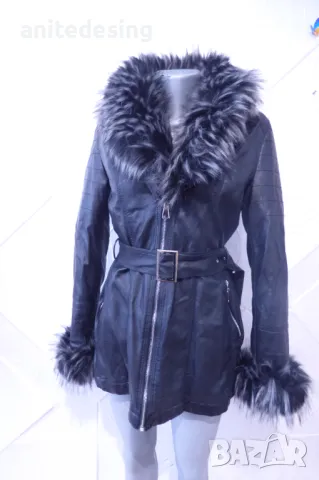 дамско кожено яке от естествена кожа, снимка 6 - Якета - 47345134