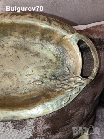 Бронзова купа 2.900кг цена 45евро , снимка 2 - Антикварни и старинни предмети - 53689959