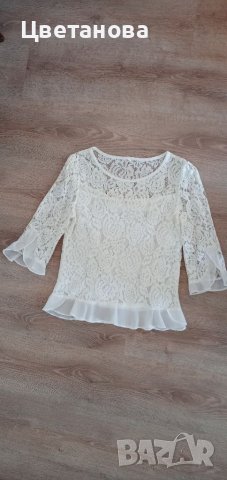 Блуза с дантела/ Пола, снимка 6 - Комплекти - 40604177