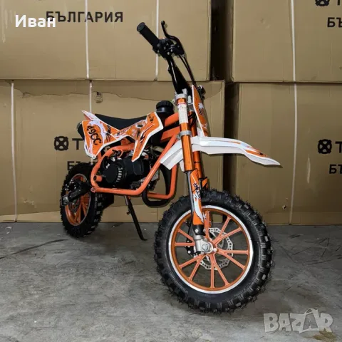 Детски кросов мотор 49 кубика Нов модел / KAPLAN MAX 49CC, снимка 10 - Мотоциклети и мототехника - 56145295