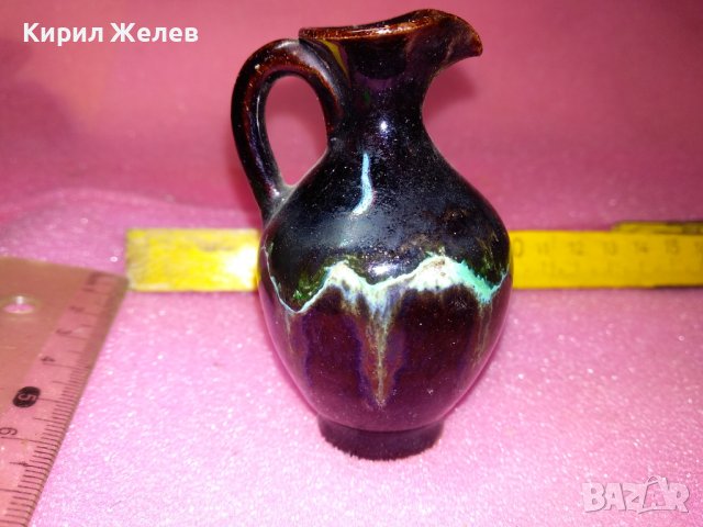 КЕРАМИЧНА КАНИЧКА БЪРДУЧЕ РЪЧНА МАЙСТОРСКА ИЗРАБОТКА ТРАДИЦИОНЕН ЕТНО СУВЕНИР РИСУВАНА ГЛИНА 42931, снимка 6 - Декорация за дома - 44297577