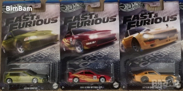 Колички Hot Wheels Fast & Furious - 5 модела , снимка 2 - Коли, камиони, мотори, писти - 53725750