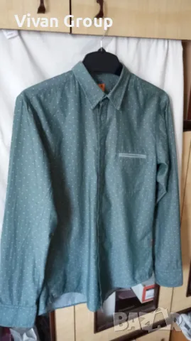 Мъжка риза Hugo Boss , снимка 9 - Ризи - 48130496