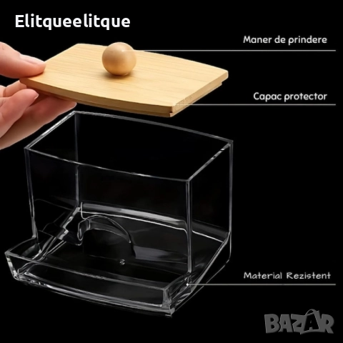 Кутия за съхранение на клечки за уши, снимка 6 - Други - 52208143