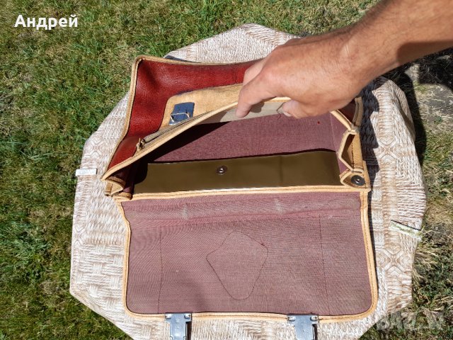 Стара ученическа чанта #25, снимка 4 - Антикварни и старинни предмети - 41712392