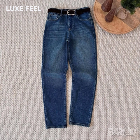 🔹Дънки - Мом Фит с Колан