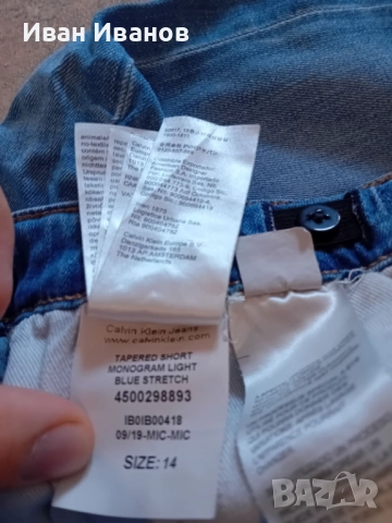 Оригинални къси дънки Calvin Klein, снимка 6 - Дънки - 51750690