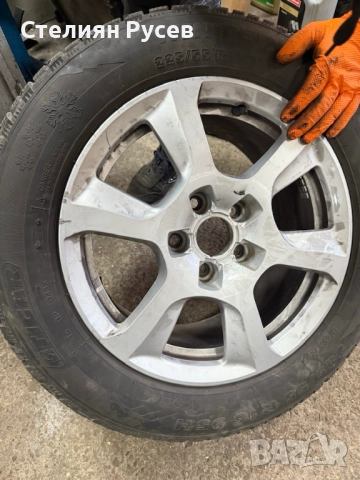 4бр алуминиеви  джанти за  AUDI A6  / 16 цола с зимни гуми TIGAR WINTER  225 55 16 -цена 600 лв или , снимка 8 - Гуми и джанти - 52142146