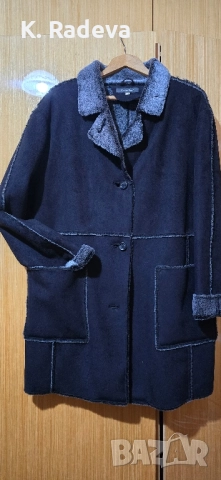 Дамски кожух, черен, снимка 2 - Якета - 52356358