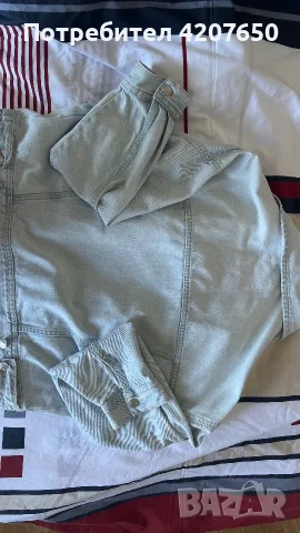 Дънково яке Pull&bear, снимка 3 - Якета - 55964943