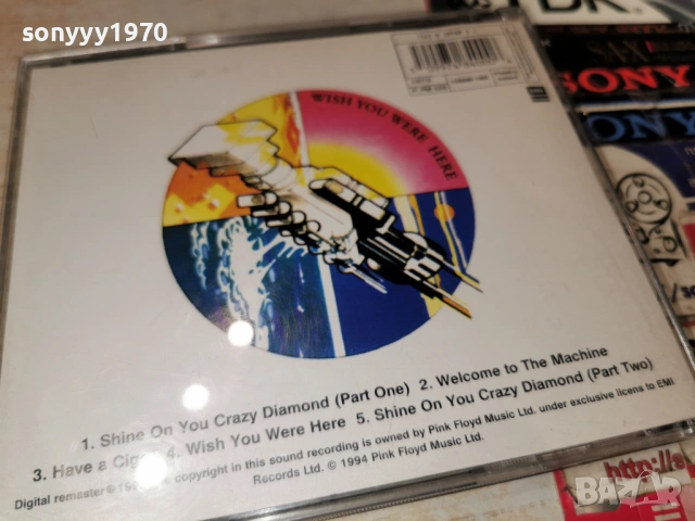 PINK FLOYD CD 0603260907E2R6H66, снимка 3 - CD дискове - 53730706