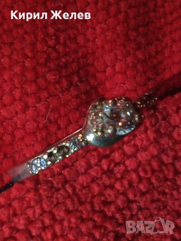 ЕЛЕГАНТЕН СКЪПОЦЕНЕН СРЕБЪРЕН ДИЗАЙНЕРКИ АРТ ПРЪСТЕН СРЕБРО 925 с ИСКРЯЩИ ЦИРКОНИ 33136, снимка 4 - Пръстени - 39666740