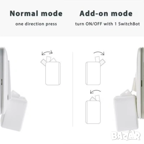 НОВ комплект Smart Home SwitchBot – интелигентен Bluetooth превключвател, снимка 6 - Друга електроника - 53789076