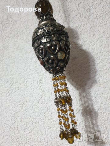 Голяма красива висулка с полускъпоценни камъни, снимка 3 - Други ценни предмети - 39467825