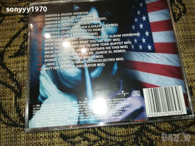 RAMMSTEIN AMERIKA CD 1111241626, снимка 13 - CD дискове - 47927481