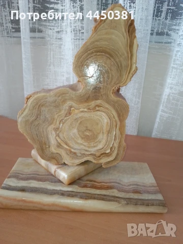 Старинна Декоративна скулптура от естествен камък – ОНИКС, снимка 7 - Антикварни и старинни предмети - 50564147