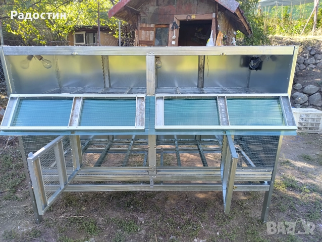 Двуетажна клетка с брудер , снимка 10 - За птици - 52207956