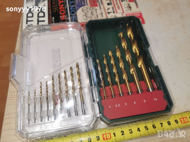 СВРЕДЛА-КОМПЛЕКТ ОТ СТОМАНА И ТИТАН 1902261821, снимка 5 - Други инструменти - 53539329