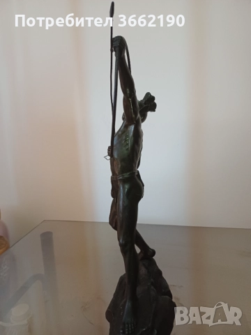 Бронзов войн, снимка 3 - Статуетки - 52515445