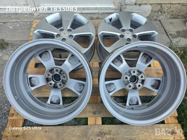 Лети джанти 17ки 5х105 Chevrolet, Opel, снимка 8 - Гуми и джанти - 55780986